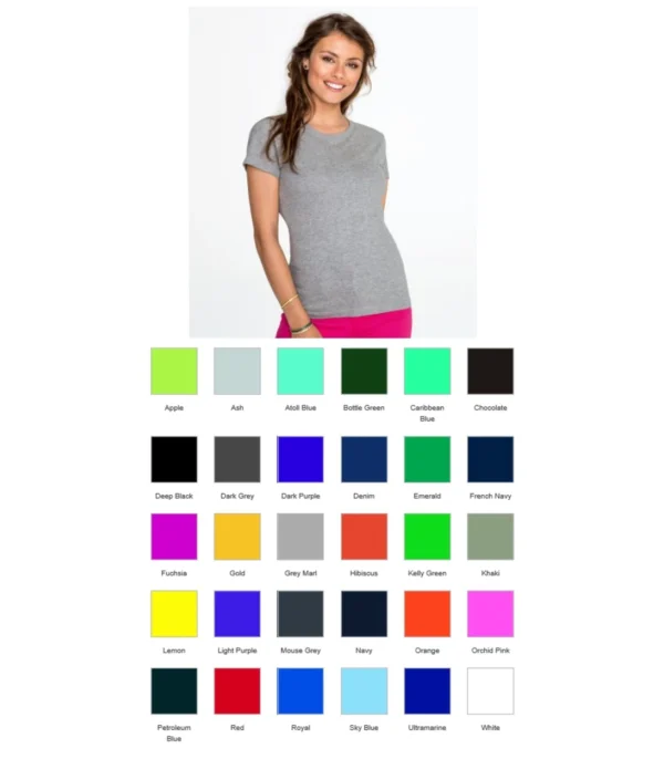 Sol's 11502 Ladies Imperial Heavy Tee Shirt